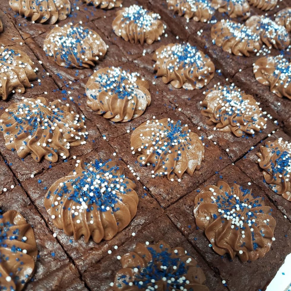 Dee Bakes bakery Graduation brownies